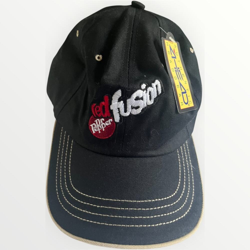 Dr Pepper Red Fusion Adjustable Ball Cap NWT